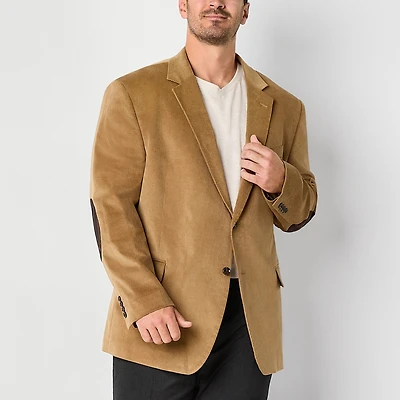 Stafford Corduroy Mens Big and Tall Stretch Fabric Regular Fit Corduroy Sport Coat