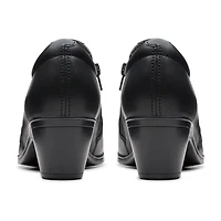 Clarks Emily Reyna Womens Round Closed Toe Slip-On Shoe