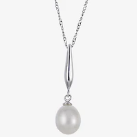Womens White Cultured Freshwater Pearl Sterling Silver 2-pc. Jewelry Set
