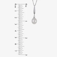 Womens White Cultured Freshwater Pearl Sterling Silver 2-pc. Jewelry Set