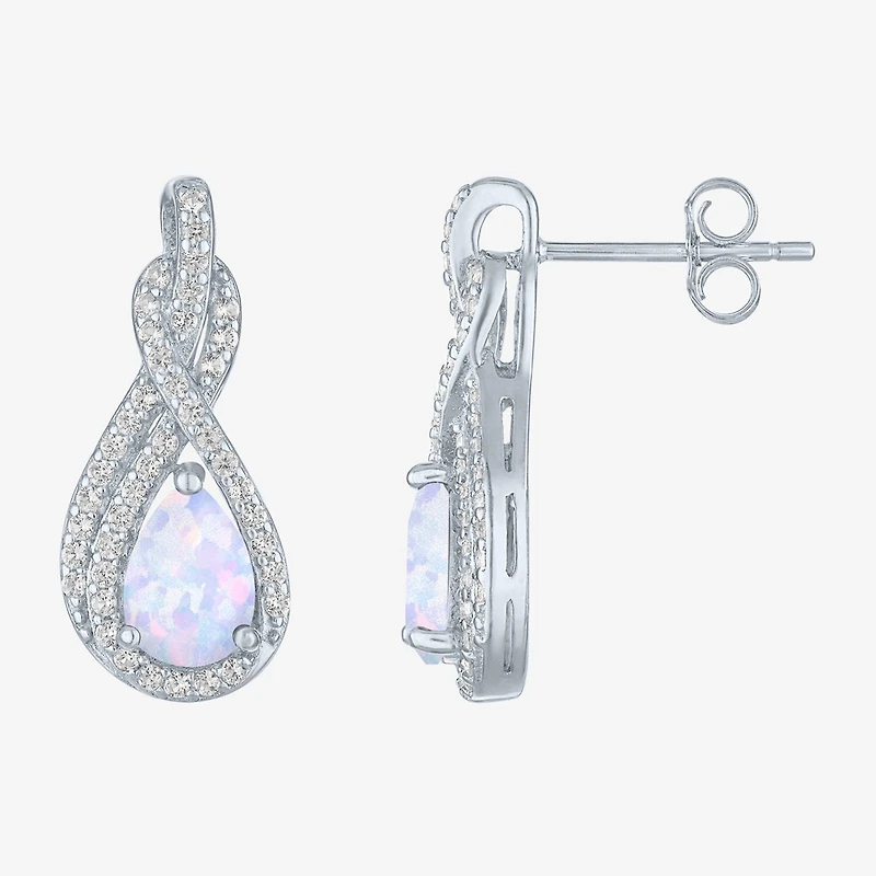 Gemstone Sterling Silver 2-pc. Pear Jewelry Set