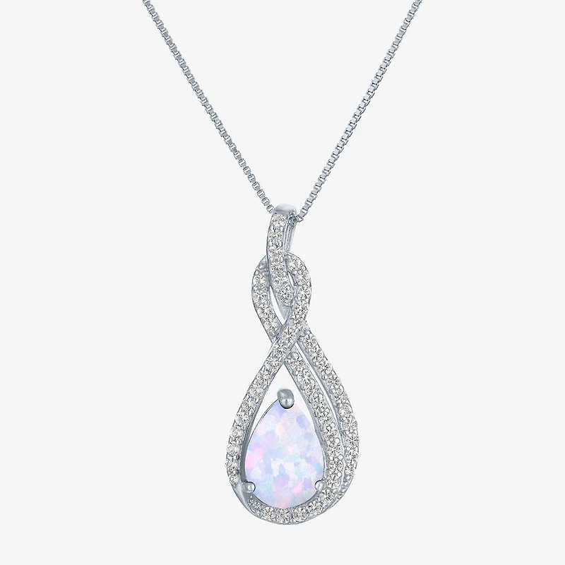 Gemstone Sterling Silver 2-pc. Pear Jewelry Set