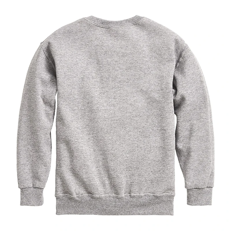 Disney Collection Little & Big Kid Boys Crew Neck Fleece Long Sleeve Mickey Mouse Sweatshirt