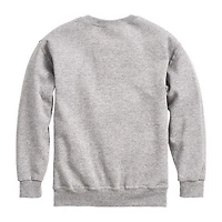 Disney Collection Little & Big Kid Boys Crew Neck Fleece Long Sleeve Mickey Mouse Sweatshirt