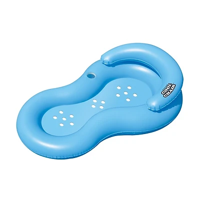 Inflatable Lounge Chair With Holes Pool Float