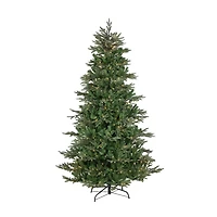 7.5' Pre-Lit Hudson Fir Artificial Christmas Tree  Warm White LED Lights