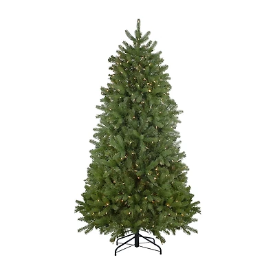 7.5' Pre-Lit Palisades Fir Artificial Christmas Tree - Clear Lights