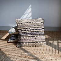 LR Home Flona Stripe Square Throw Pillow