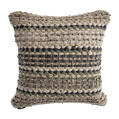 LR Home Flona Stripe Square Throw Pillow