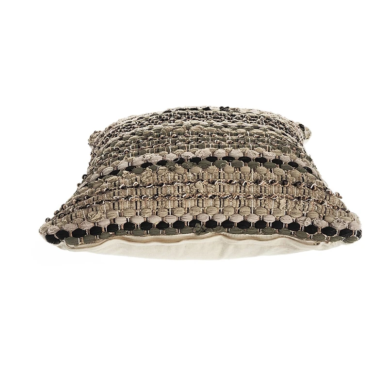 LR Home Flona Stripe Square Throw Pillow