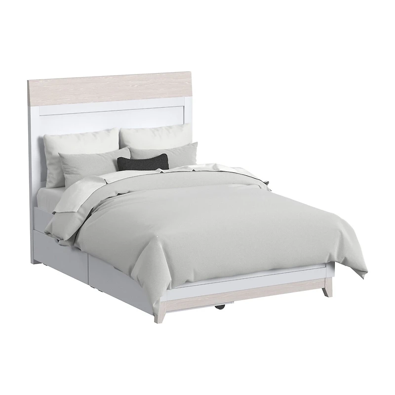 Westwood Design Rowan Youth Bed with Under Drawers Ash Linen