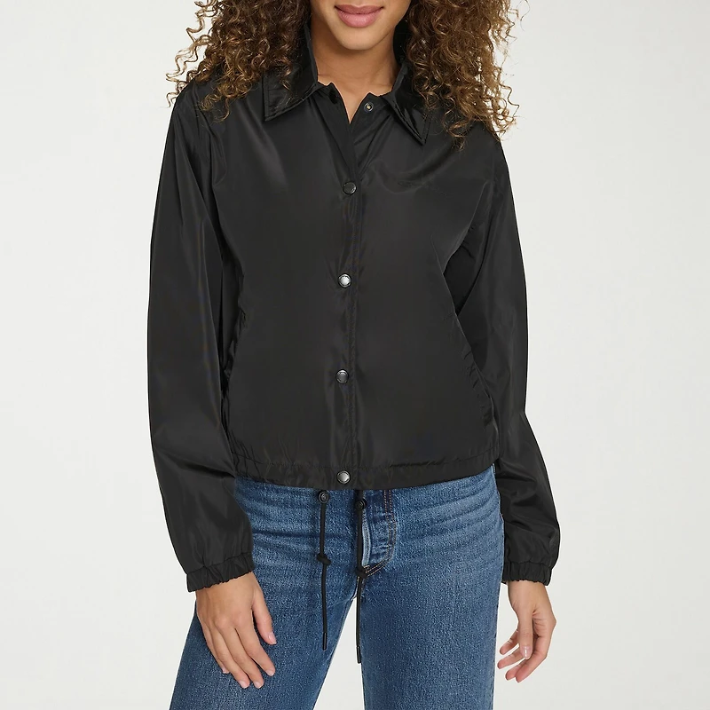 Champion Womens Water Resistant Midweight Cropped Windbreaker
