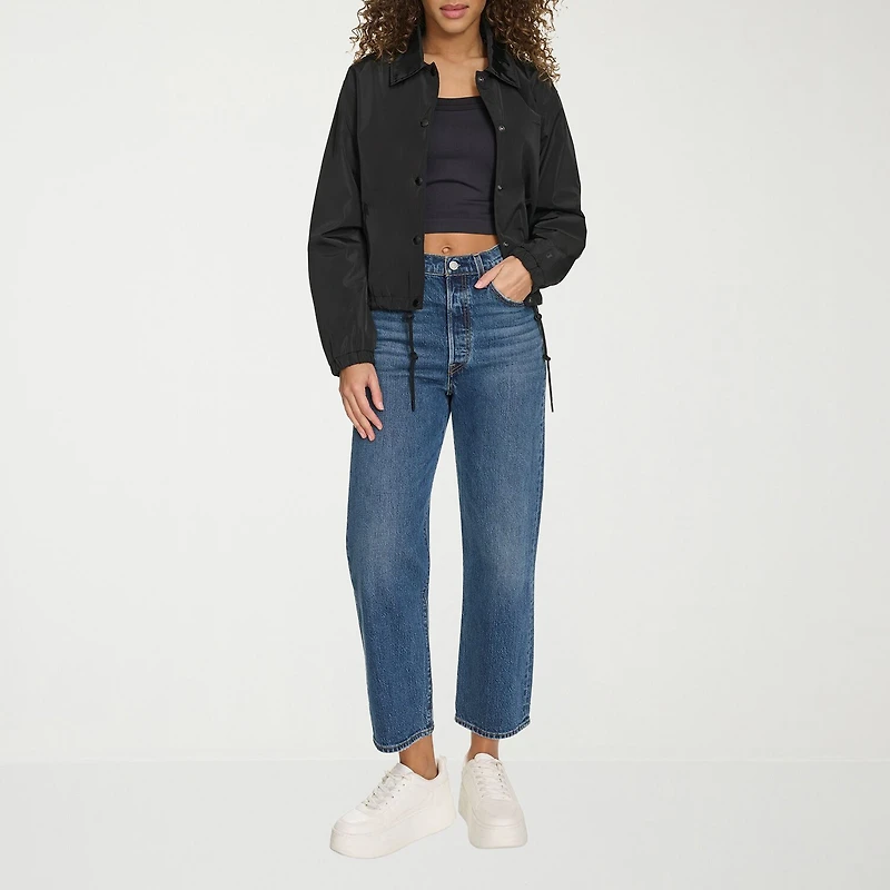 Champion Womens Water Resistant Midweight Cropped Windbreaker