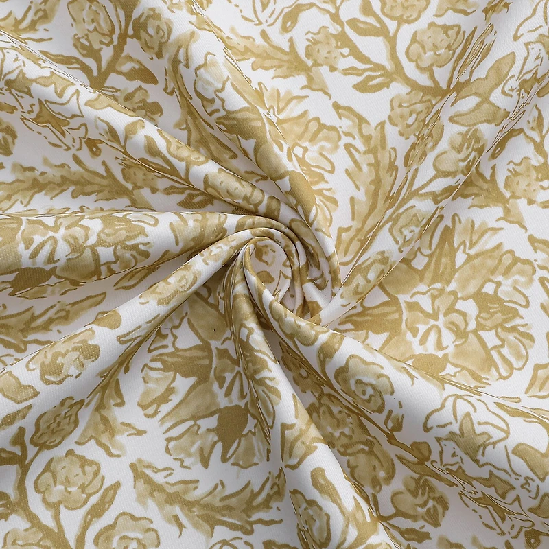 Regal Home Norwood Printed Grommet Top Blackout Set of 2 Curtain Panel