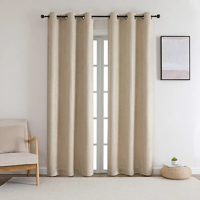 Regal Home Ophelia Grommet Top Blackout Set of 2 Curtain Panel