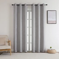 Regal Home Ophelia Grommet Top Blackout Set of 2 Curtain Panel