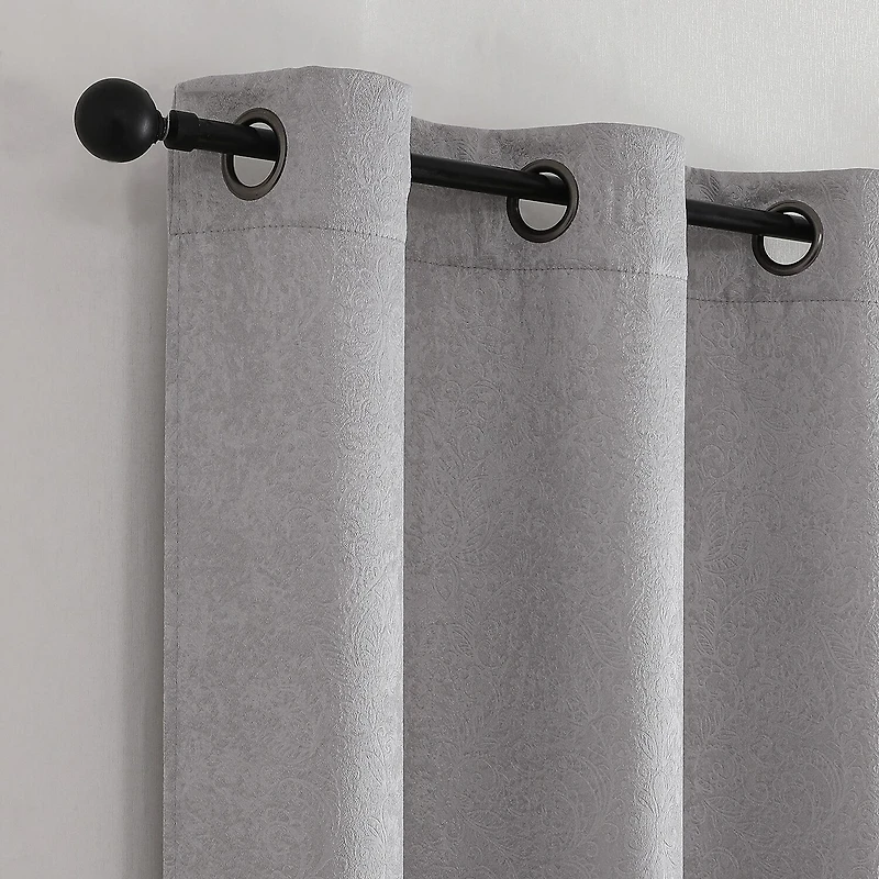 Regal Home Ophelia Grommet Top Blackout Set of 2 Curtain Panel