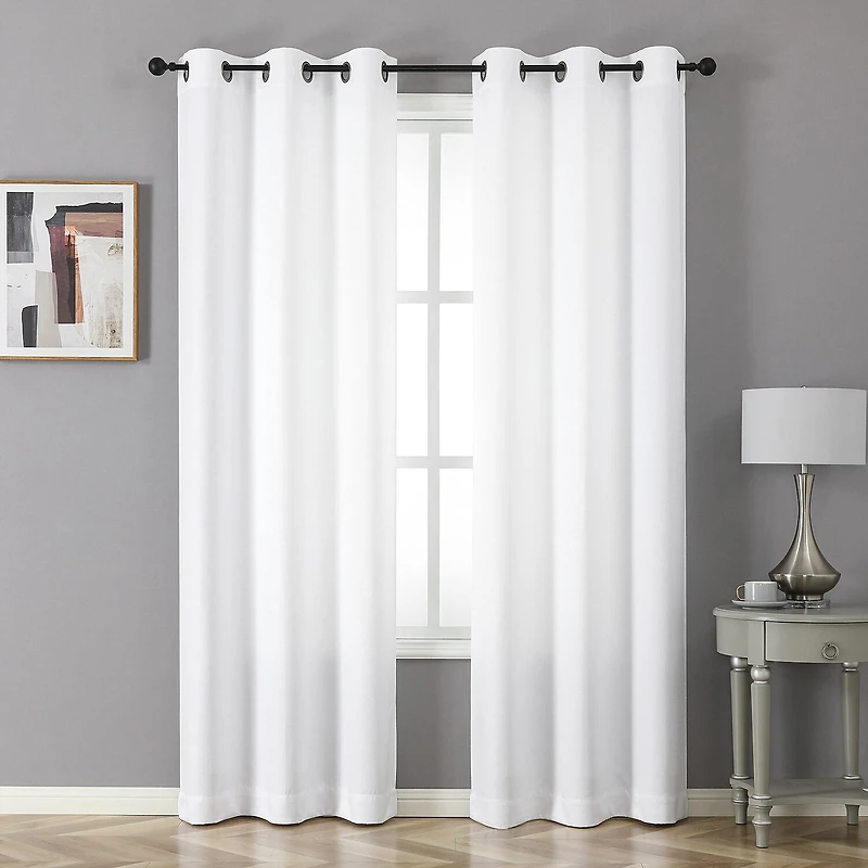 Novalie Grommet Top Blackout Set of 2 Curtain Panel