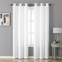 Novalie Grommet Top Blackout Set of 2 Curtain Panel