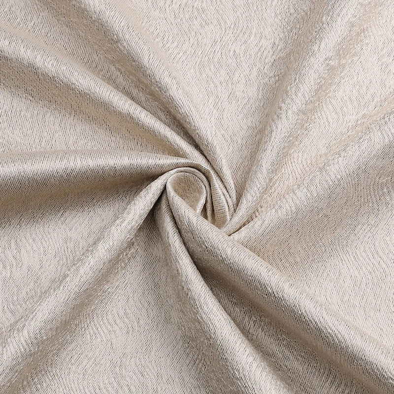 Regal Home Ripple Grommet Top Energy Saving Embossed Blackout Set of 2 Curtain Panel