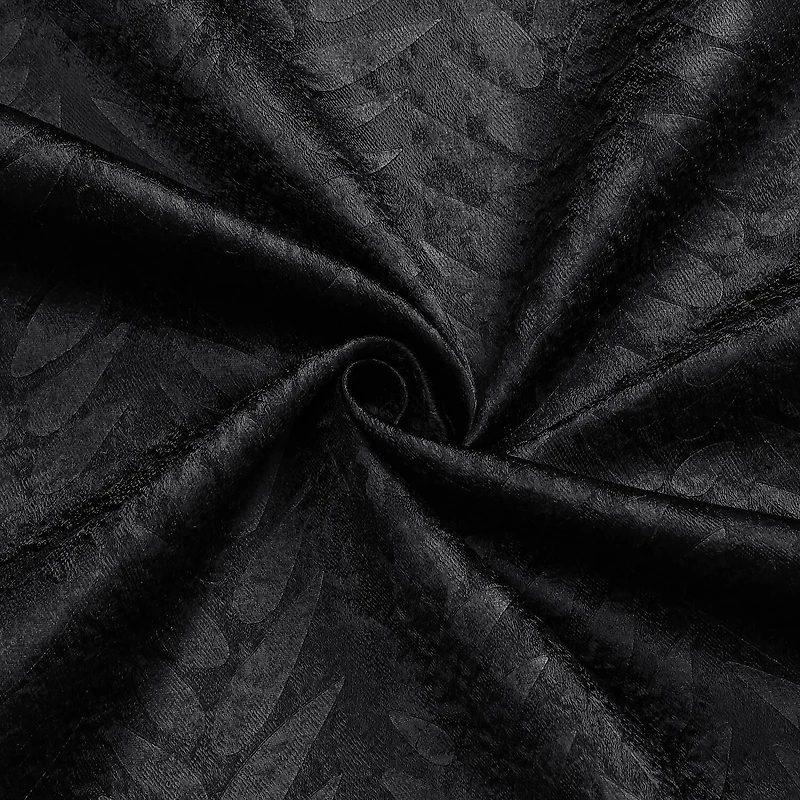 Regal Home Joelle Embossed Grommet Top Energy Saving Blackout Set of 2 Curtain Panel