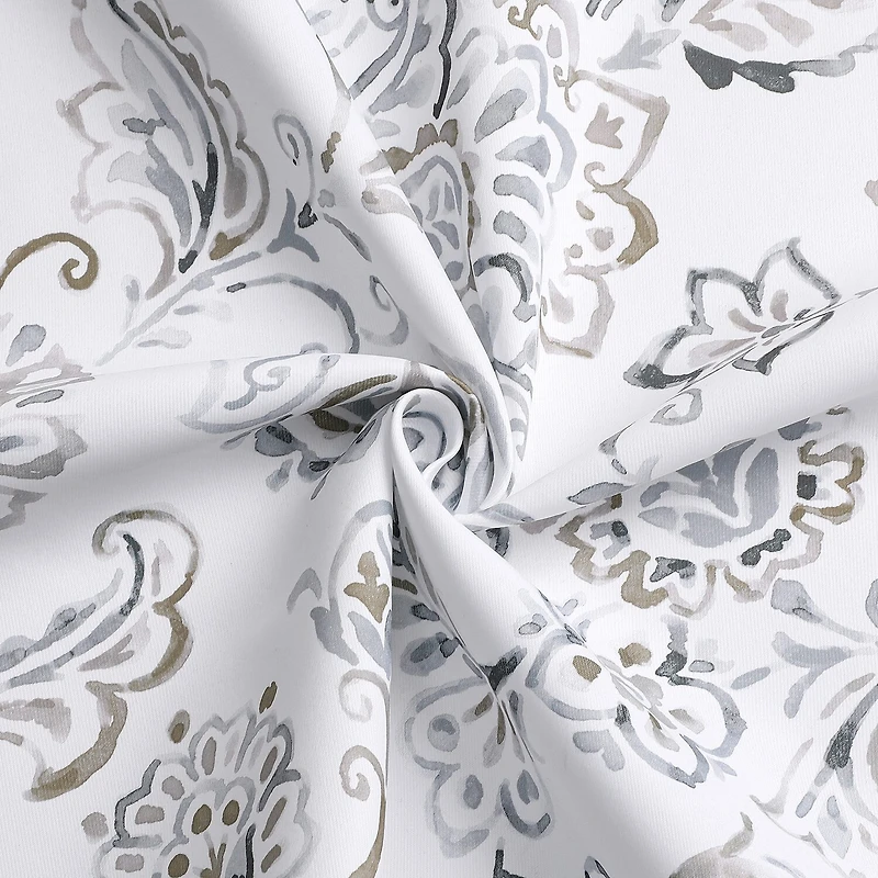 Regal Home Kelvis Printed Grommet Top Energy Saving Blackout Set of 2 Curtain Panel