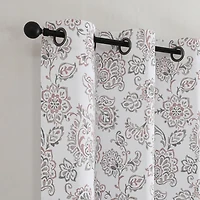 Regal Home Kelvis Printed Grommet Top Energy Saving Blackout Set of 2 Curtain Panel
