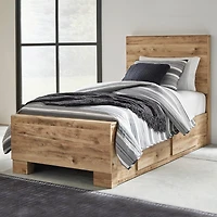 Signature Design by Ashley Hyanna Panel Bed with Side Storage Drawers