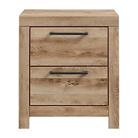 Signature Design by Ashley Hyanna Nightstand in Tan Brown