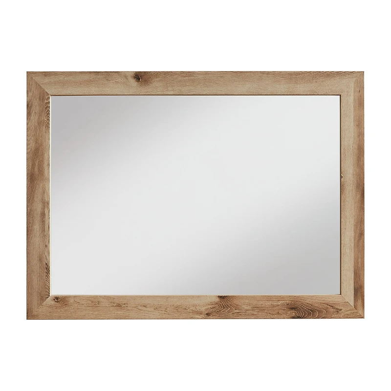 Signature Design by Ashley Hyanna 42" Bedroom Dresser Mirror in Tan Brown
