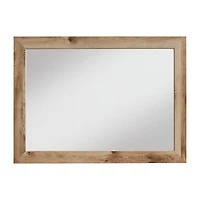 Signature Design by Ashley Hyanna 42" Bedroom Dresser Mirror in Tan Brown