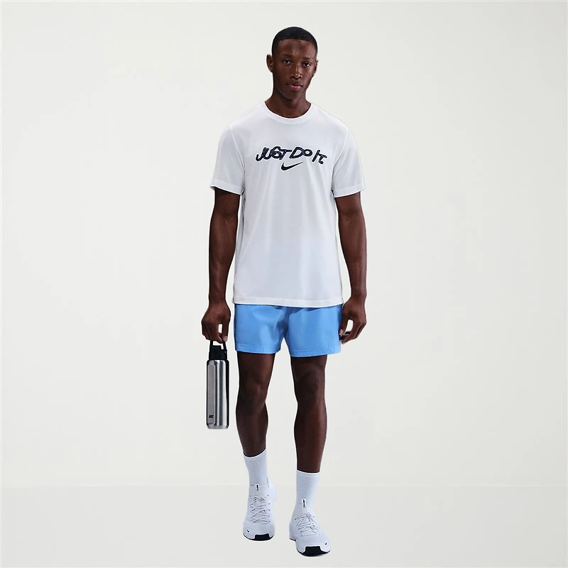 Nike Mens Crew Neck Short Sleeve Regular Fit Graphic T-Shirt