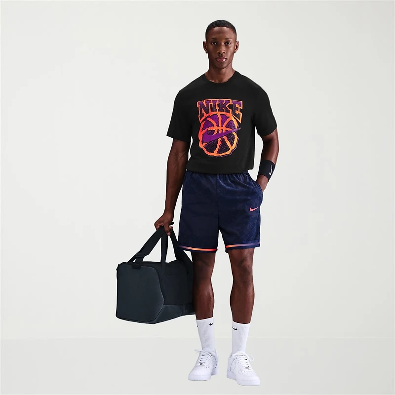 Nike Mens Crew Neck Short Sleeve Regular Fit Graphic T-Shirt