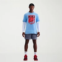 Nike Mens Crew Neck Short Sleeve Regular Fit Graphic T-Shirt