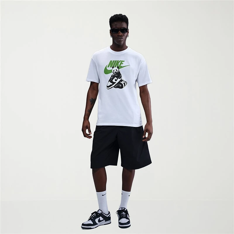 Nike Mens Crew Neck Short Sleeve Regular Fit Graphic T-Shirt