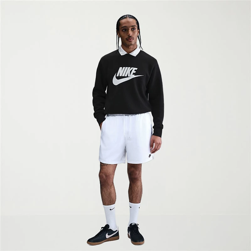 Nike Fleece Mens Crew Neck Long Sleeve Sweatshirt