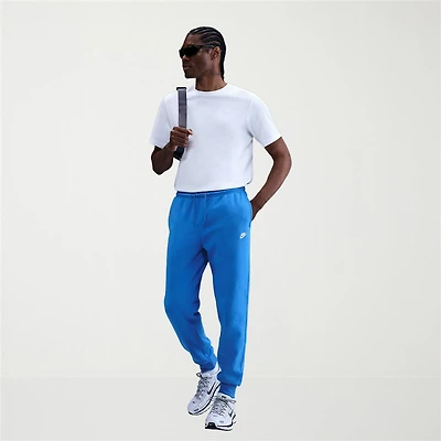 Nike Mens Cuffed Mid Rise Regular Fit Fleece Active Jogger Pant