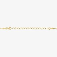 Charmed by Diamond Addiction Womens 14K Gold Over Silver Inch Chain Necklace