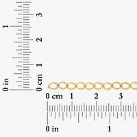Charmed by Diamond Addiction Womens 14K Gold Over Silver Inch Chain Necklace