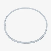 G-H / Si2-I1) Womens 1/ CT. T.W. Lab Grown White Diamond Pure Silver Over Brass Bangle Bracelet