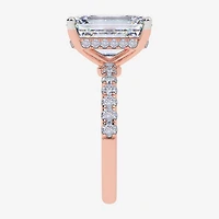Signature By Modern Bride (F-G / Vs2-Si1) Womens 3 1/2 CT. T.W Lab Grown White Diamond 14K Gold Side Stone Engagement Ring