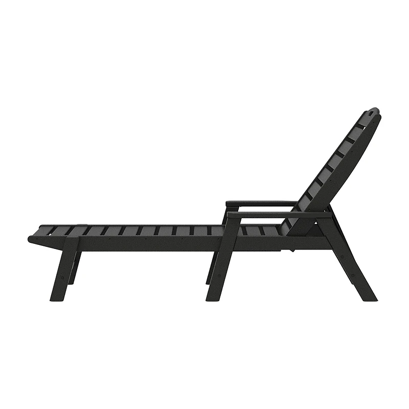 POLYWOOD® Nautical Chaise with Arms