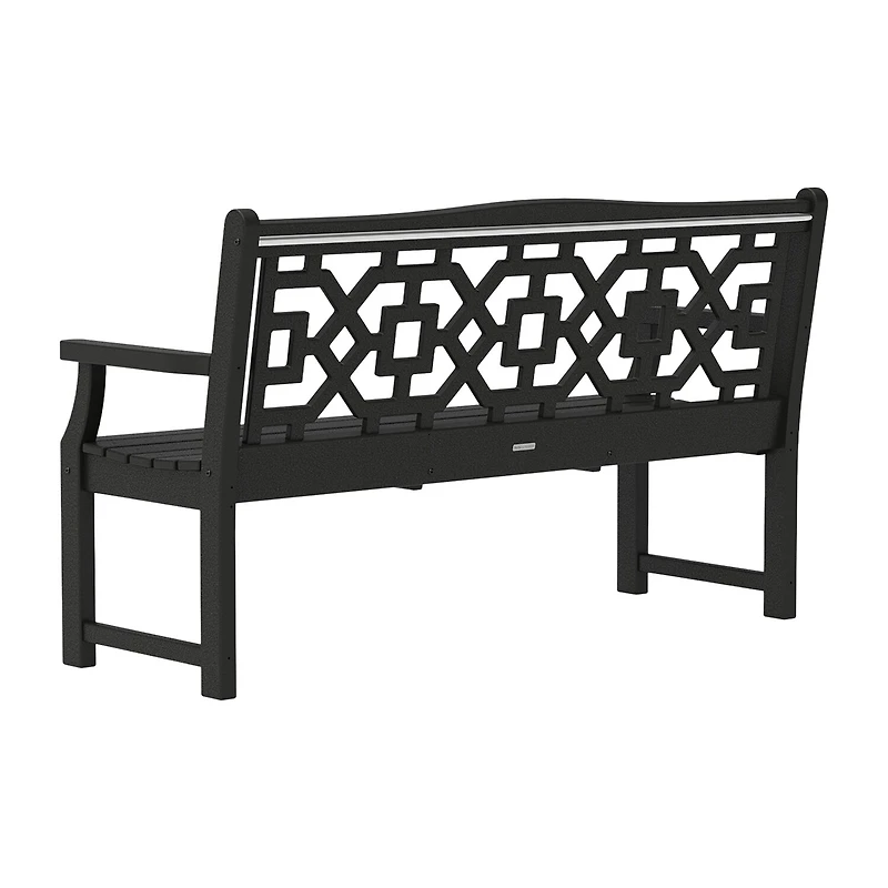 Martha Stewart by POLYWOOD® Chinoiserie 60” Garden Bench