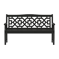 Martha Stewart by POLYWOOD® Chinoiserie 60” Garden Bench
