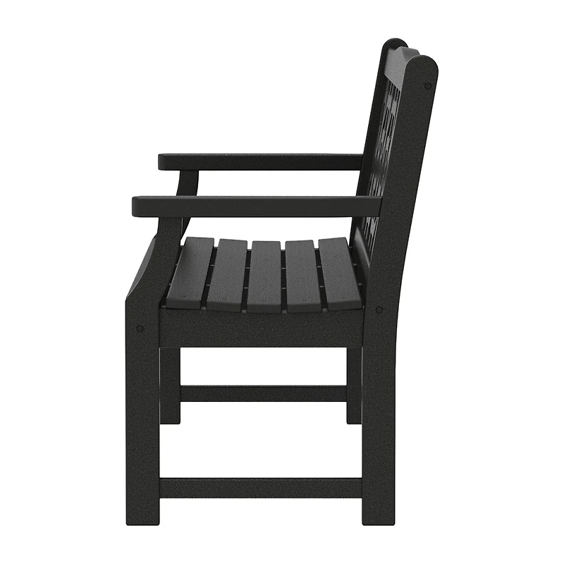 Martha Stewart by POLYWOOD® Chinoiserie 60” Garden Bench