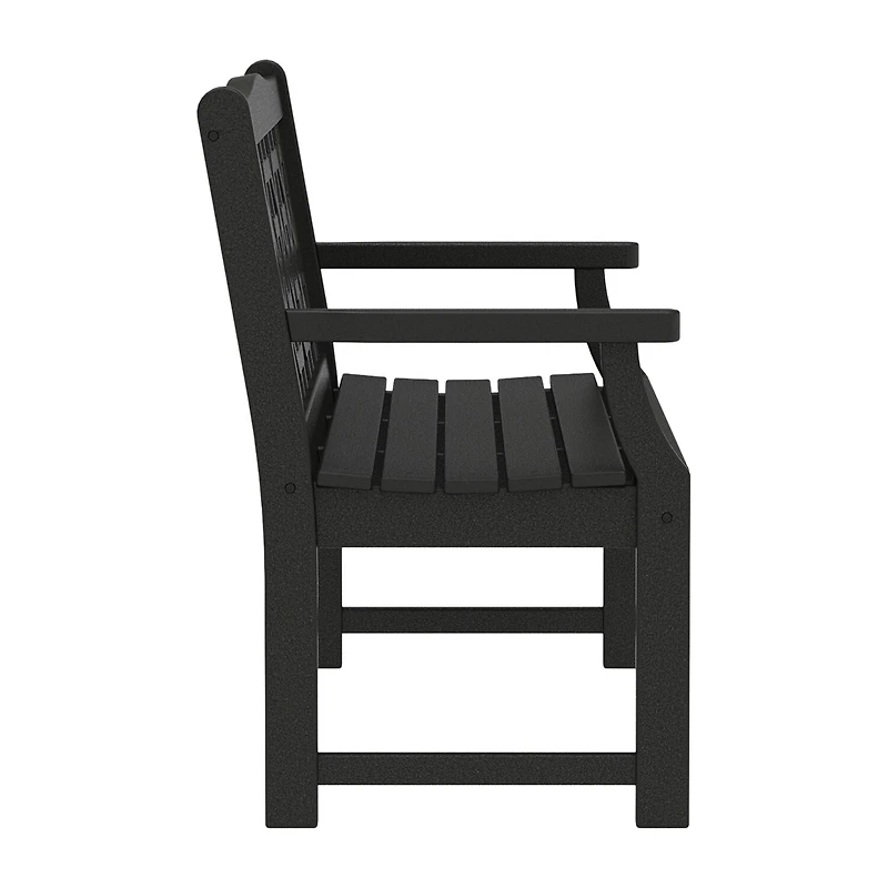 Martha Stewart by POLYWOOD® Chinoiserie 60” Garden Bench