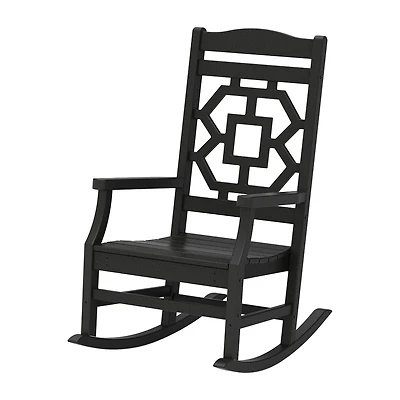 Martha Stewart by POLYWOOD® Chinoiserie Rocking Chair