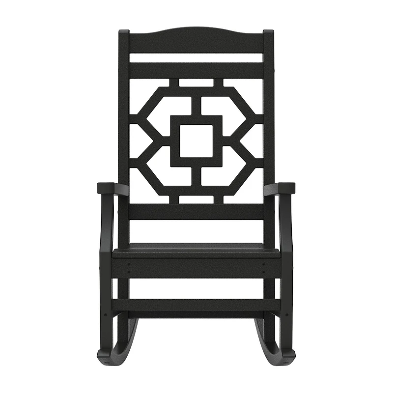 Martha Stewart by POLYWOOD® Chinoiserie Rocking Chair