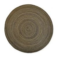 Design Imports Round Woven 6pc. Placemats
