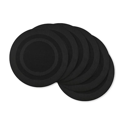 Design Imports Round Doubleframe 6-pc. Placemat